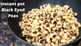 How to cook Black Eyed Peas in Instant pot  Instant pot Black Eyed Peas  Lobia in instant pot [upl. by Nob]