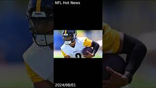 Late Hit On Justin Fields Sparks Big Fight At Steelers Practice While Russell Wilson Watches From Be [upl. by Enidlarej272]