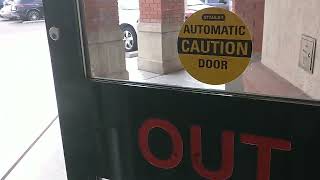 Calgary Beddington Towne Centre Stanley Automatic Doors [upl. by Aitnohs]