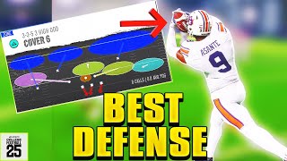 EA College Football 25 BEST ZONE DEFENSE335 HIGH COVER 6 Defense SETUPMore USER PICKS INSTANTLY [upl. by Anadal]