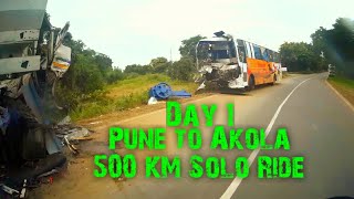 Pune to Akola Ride on Dominar 400  Day 1 [upl. by Calvinna]