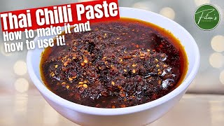 Thai CHILLI Paste  HOW To Make IT And HOW To Use IT Nam Phrik Pao [upl. by Druce125]