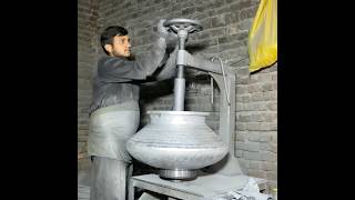 Amazing Manufacturing process of traditional cooking Degh Pots in factory [upl. by Annavoig547]