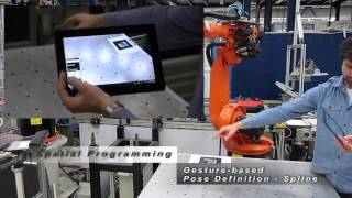 Intuitive Programming of Industrial Robots through Gestures and Augmented Reality [upl. by Ylrak]