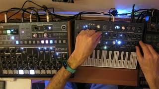 Arturia DrumBrute amp MicroFreak  TECHNO Jam 02 [upl. by Aelat680]