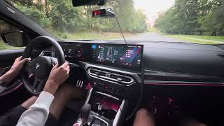 Bmw g80 m3 competition xdrive launch control [upl. by Suedaht]