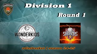 Atlasbasket  Div 1Round 1  WONDER KIDS vs SHAKERS [upl. by Nnaira272]