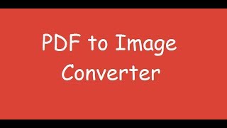 Help tutorial of PDF to Image Converter by DLM Infosoft [upl. by Aizan]