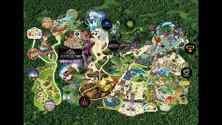 Alton towers 2023 park map [upl. by Eaner]