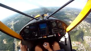 Legend Cub Flying over Pensacola FL [upl. by Kellen]