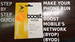 Bring Your Own Phone to Boost Mobile BYOP HD [upl. by Labana]