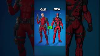 Deadpool amp Wolverine Skins NEW vs OLD fortnite shorts [upl. by Aitnic216]