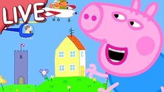 🔴 Giant Peppa Pig and George Pig LIVE FULL EPISODES 24 Hour Livestream [upl. by Nomed796]