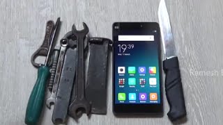 Xiaomi Mi4i Screen Scratch Test [upl. by Eesyak]