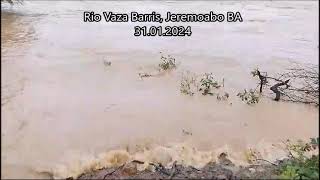 Rio Vaza Barris Jeremoabo BA em 31 01 2024 [upl. by Bussey]