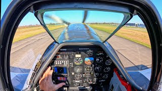 4K POV P51D Mustang Special  Startup Takeoff Low Pass Stalls  TriState Warbird Museum [upl. by Axe]