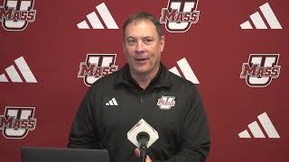 UMass FB  Monday Press Conference Shane Montgomery  112524 [upl. by Zetrom]