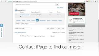 Custom Domain How to Setup Your Domain With iPage [upl. by Aivul102]