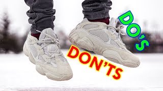 HOW TO STYLE YEEZY 500 BLUSH  SIMPLE TIPS [upl. by Darryn]