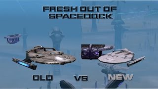 Miranda Class Starship New Skin  Old VS New [upl. by Enihpets561]