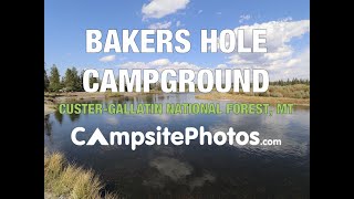 Bakers Hole Campground  Custer Gallatin National Forest MT [upl. by Piscatelli]