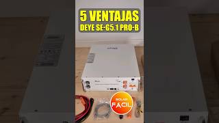 5 ventajas Deye LiFePO4 solar energiasrenovables autoconsumosolar [upl. by Sirret]