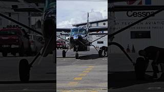 CarmonAir Cessna Caravan aviation cessna costarica airport [upl. by Tonia440]