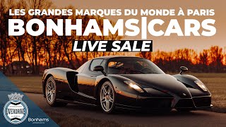 BonhamsCars Les Grandes Marques du Monde à Paris  Live stream [upl. by Leamaj]