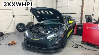 HiBoost Pulley Scion FRS Dyno Results [upl. by Sezen]