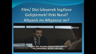 FilmDizi İzleyerek İngilizce Öğrenmek Çok Etkili [upl. by Anipsed]