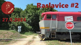 Železničné priecestie Raslavice 2 2752024 [upl. by Ycul]