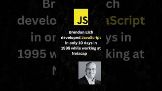 JavaScript Was Made in Just 10 Days javascriptdevelopment programming javascriptdev javascript [upl. by Gove]