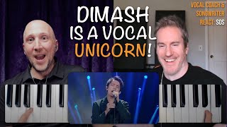 DIMASH IS A VOCAL UNICORN Vocal Coach amp Songwriter React to SOS  Song Reaction and Analysis [upl. by Genia]