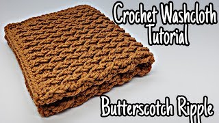 Crochet Washcloth Tutorial  Easy crochet wash cloth  Bag O Day Crochet Tutorial [upl. by Hartnett]