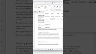 Start Every Heading on a New Page Automatically in Word shorts [upl. by Joly]