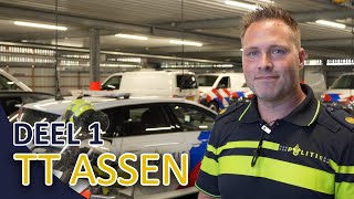 Politie  Dienst tijdens de TT in Assen  DAG 1  Verkeer  Motoren  Audi  Controle  Race [upl. by Duncan]