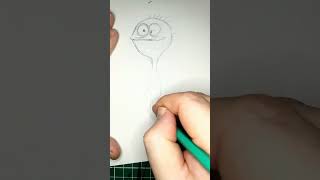 SKETCHING CHEESE FROM FOSTERS HOME FOR IMAGINARY FRIENDS shorts [upl. by Imoian]