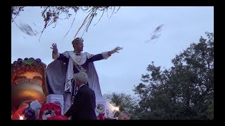 Krewe of Bacchus Parade 2019 LI  King Jensen Ackles [upl. by Paul469]