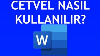 Microsoft Word Cetvel Nasıl Kullanılır [upl. by Blankenship]