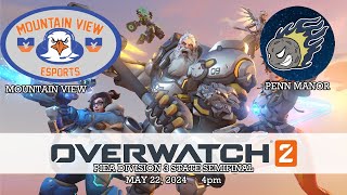 Mountain View eSports  Overwatch 2  PIEA Division 3 State Semifinal  vs Penn Manor [upl. by Vicki]