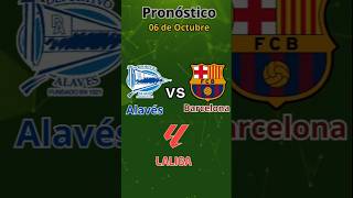 PRONÓSTICO del Alavés vs Barcelona  LA LIGA de España  futbol laliga barcelonafc [upl. by Babbie]