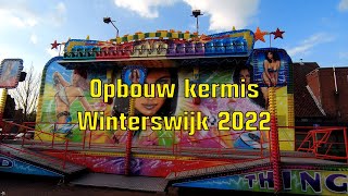 Opbouw Kermis Volksfeest Winterswijk 2022 Aufbau Kirmes Winterswijk 2022 [upl. by Aletsirc631]