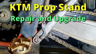 KTM Side Stand Repair and Upgrade [upl. by Skipp]