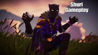 Fortnite Shuri Gameplay Black Panther Squads [upl. by Aron]