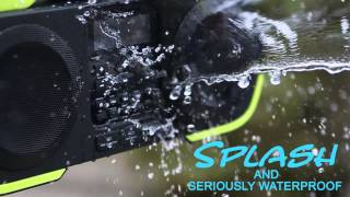 Splash X3808 Waterproof Bluetooth Outdoor Boombox Speaker [upl. by Sharyl]