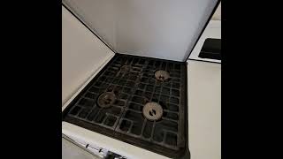 z354 1950s Gaffers amp Sattler Gas Stoveoven Missing knobs Amazing Original Condition [upl. by Terrilyn]