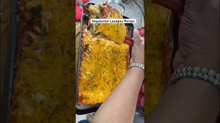 Vegetarian Lasagna Recipe shorts [upl. by Gentilis]