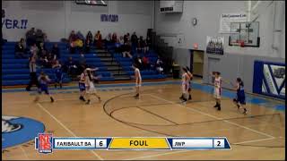 12616 JWP Vs Faribault Bethlehem Academy Girls Basketball [upl. by Kara]