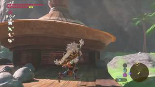 Lurelin Village Rooftop Korok Zelda Breath of the Wild [upl. by Ashraf477]