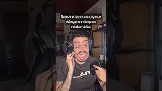 Você é gamer e chega visita sem avisar🎮🤪 videogames gamer games playstation ps5 [upl. by Lynde]